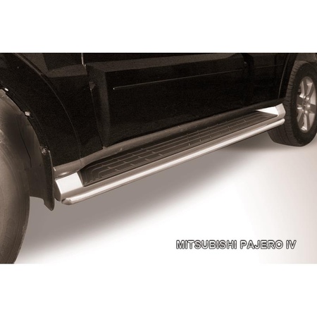 Защита штатного порога d42 Mitsubishi Pajero (2006-2025) MPJ014