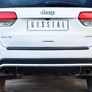 Защита заднего бампера d42 на (компл. Overland) RUSSTAL Jeep Grand Cherokee (2013-2022)