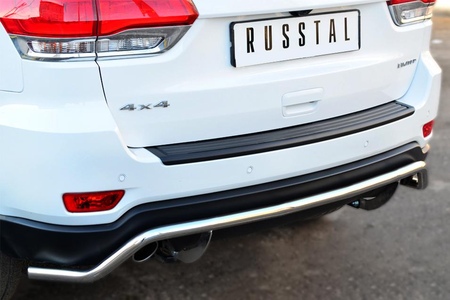 Защита заднего бампера d42 на (компл. Overland) RUSSTAL Jeep Grand Cherokee (2013-2022) JCOZ-002030