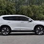 Пороги труба d42 с листом вариант 3 RUSSTAL Hyundai Santa Fe (2021-2024)