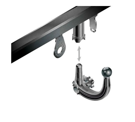 Фаркоп с быстросъемным шаром Witter для Audi Q7 (2005-2015) VW46AQ