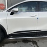 Пороги с накладным листом UKO для Kia Sportage (2022-2026)