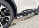 Пороги труба с проступью UKO для Kia Sportage (2022-2026)