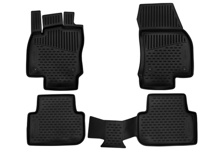 Коврики в салон полимерные 3D повышенной износостойкости Format для Volkswagen Tiguan (2017-2024) FORMAT.5154210k
