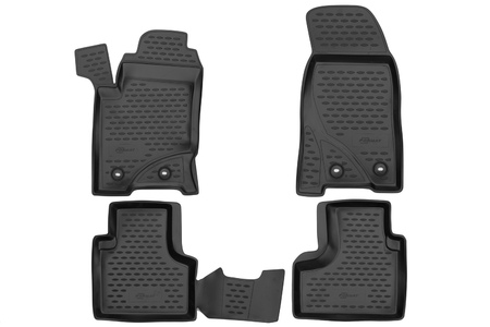 Коврики в салон полимерные 3D повышенной износостойкости Format для Lada Нива Travel (2020-2025) FORMAT.52.17.210