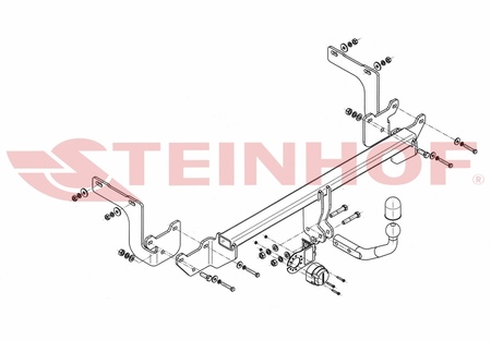 Фаркоп Steinhof для Citroen C4 Picasso (2014-2018) C-049