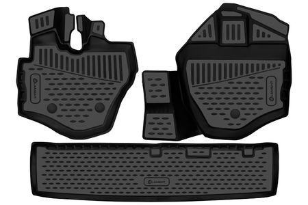 Коврики в салон полимерные 3D Element для Kia Bongo (2022-2025) ELEMENT3DAN0401210k