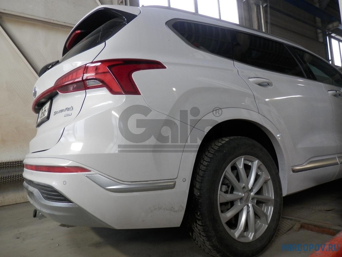 Фаркоп оцинкованный Galia для Hyundai Santa Fe (2021-2024) № K0506A -  купить по лучшей цене на mirdopov.ru