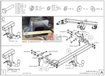 Фаркоп оцинкованный Galia для Hyundai Santa Fe (2021-2024)