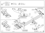 Фаркоп оцинкованный Galia для Toyota Hilux (2015-2024)