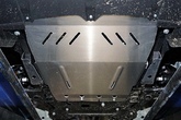 Защита картера и КПП алюминий ТСС для Chery Tiggo 7 Pro Max (2023-2024)
