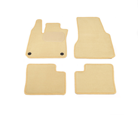 Коврики в салон текстильные бежевые Norplast для Smart Forfour (2014-2024) NPA10-VTe820-200-B