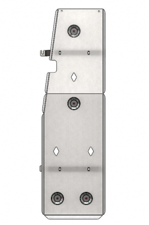 Защита топливного бака (алюминий) АВС-Дизайн для Chevrolet Tahoe (2021-2025) 04.39ABC