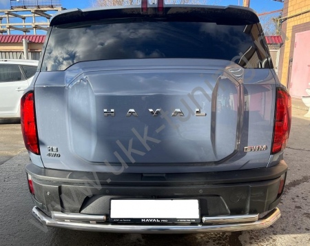 Защита заднего бампера двойная UKO для Haval H3 (2024-2025) HVH3.24.16
