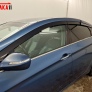 Дефлекторы боковых окон аэродинамические из 6-ти частей Стрелка11 для Hyundai i40 седан (2011-2017)