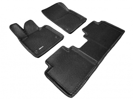 3D Коврики в салон черные Euromat3D EVA для Voyah Free (2022-2025) EM3DEVA-005700