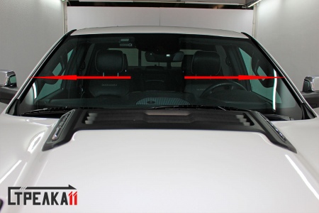 Дефлектор лобового стекла для Dodge Ram 1500 (2018-2025) 138.ST2