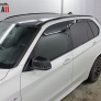 Дефлекторы боковых окон аэродинамические из 6-ти частей Стрелка11 для BMW X5 (2013-2018)