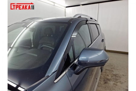 Дефлекторы боковых окон аэродинамические из 6-ти частей Стрелка11 для Geely Okavango (2023-2025) 2D279-6.S11