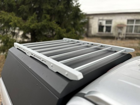 Экспедиционный багажник на крышу кунга серебро ТСС для Jac T9 (2024-2025) JACT924-27SL