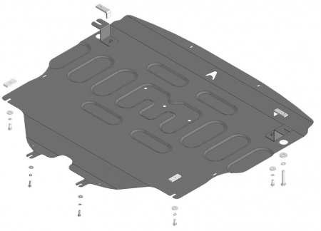 Защита картера и КПП (сталь) Автостандарт для Mazda CX-50 (2022-2025) 51102