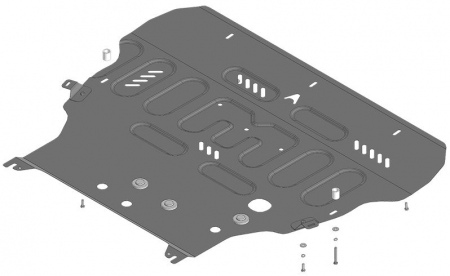 Защита картера и КПП (сталь) Автостандарт для Geely Monjaro (2023-2025) 54206