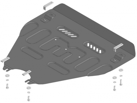 Защита картера и КПП (сталь) Motodor для Honda UR-V (2016-2025) 70804