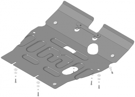 Защита картера и КПП (сталь) Motodor для KIA Sorento (2009-2012) 71005