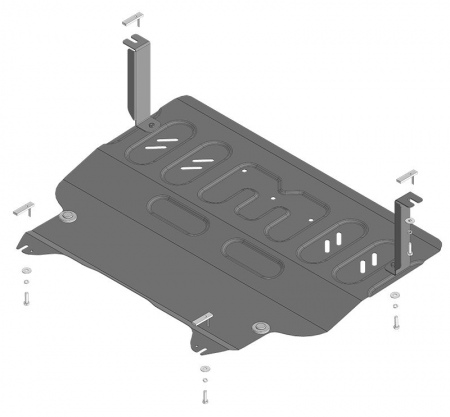 Защита картера и КПП (сталь) Motodor для Gac GS5 (2020-2025) 77801