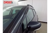 Дефлекторы боковых окон аэродинамические из 6-ти частей Стрелка11 для Renault Kaptur (2016-2024)