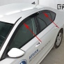 Дефлекторы боковых окон аэродинамические Стрелка11 для Skoda Octavia (2020-2025)