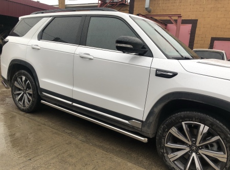 Защита штатного порога труба UKO для Changan CS95 (2023-2025) CGCS95.23.32