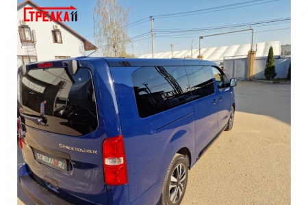 Дефлекторы боковых окон аэродинамические из 6-ти частей Стрелка11 для Citroen SpaceTourer (2016-2025) 2D315-6.S11