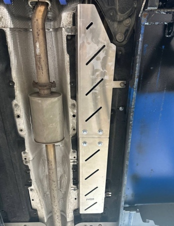 Защита топливных и тормозных магистралей (алюминий) ТСС для Geely Atlas (2023-2025) ZKTCC00742