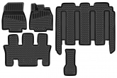 Коврики в салон полимерные 3D Element для Honda Stepwgn 7 мест правый руль (2017-2025)