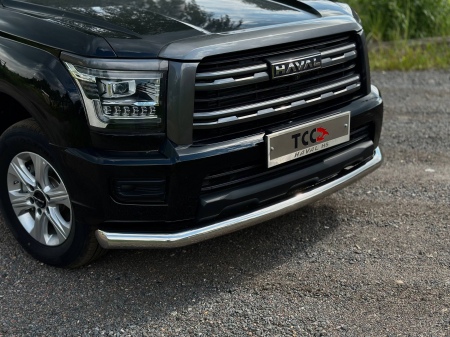 Защита переднего бампера 76,1 мм ТСС для Haval H5 (2024-2025) HAVH524-05