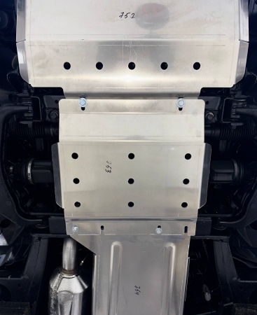 Защита переднего моста (алюминий) ТСС для Haval H5 (2024-2025) ZKTCC00753