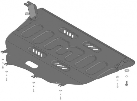 Защита картера и КПП (сталь) Motodor для GAC GS4 (2025-) 77806