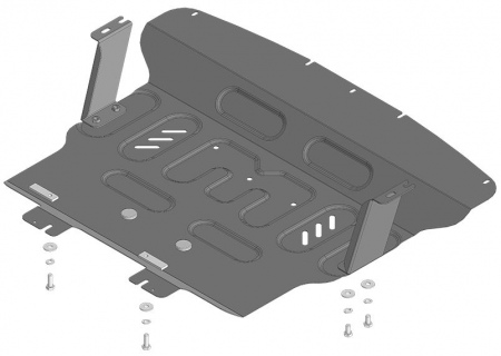 Защита радиатора и картера (сталь) Motodor для Sollers SF1 (2025-2026) 78703