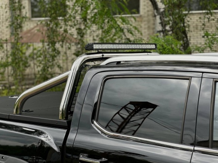 Защита кузова и заднего стекла 76,1 для крышки со светодиодной фарой ТСС для Foton Tunland V7 (2025-) FOTTUNV725-16