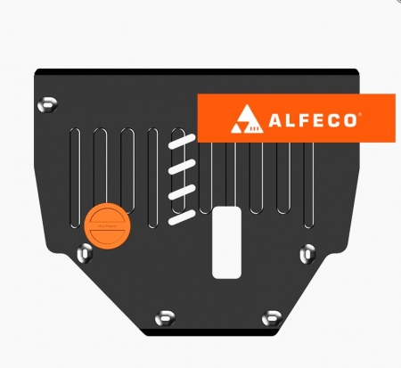 Защита картера и КПП (сталь) Alfeco для KGM Torres (2024-2025) ALF7401st