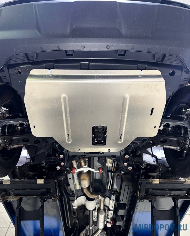 Защита картера и КПП (алюминий) ТСС для Haval F7 (2024-2026
