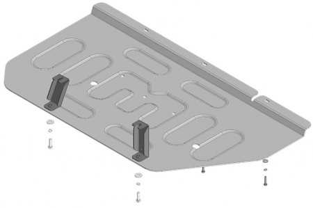 Защита топливного бака (алюминий) Motodor для Voyah Free (2024-2025) 348604