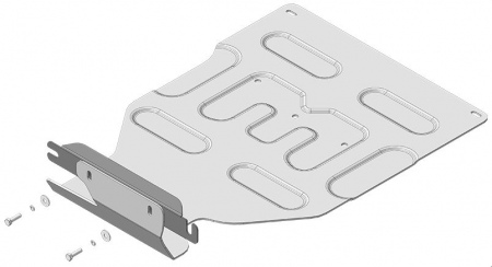 Защита заднего электромотора (алюминий) Motodor для Voyah Passion (2023-2025) 348610