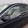 Дефлекторы боковых окон аэродинамические с хром молдингом Стрелка11 для BMW 5 Series (2010-2016)