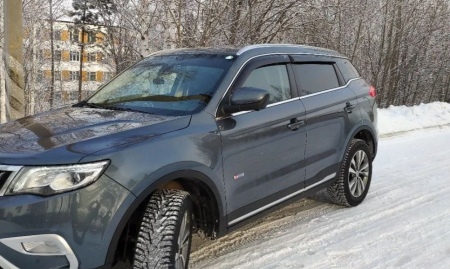 Дефлекторы боковых окон Cobra Tuning для Geely Atlas (2018-2023)  G11018