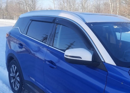 Дефлекторы боковых окон Cobra Tuning для Xcite X-cross 7 (2024-2025) C22120