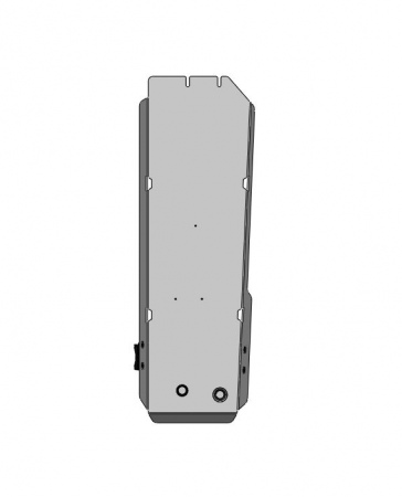 Защита топливного бака (алюминий) АВС-Дизайн для Mitsubishi L200 (2024-2026) 14.38ABC