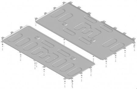 Защита батареи (алюминий) Motodor для Voyah Free Sport + (2024-2025) 348613