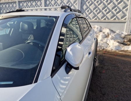 Дефлекторы боковых окон аэродинамические из 6-ти частей Стрелка11 для Audi A4 универсал (2015-2026)  2D448-6.S11